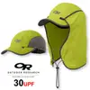 【美國 Outdoor Research 】SUN RUNNER CAP™ UPF30 抗紫外線透氣護頸帽/抗UV防曬後遮 鴨舌帽.棒球帽.擋片可拆_檸檬黃 243433(OR80610)