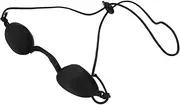 Ipetboom Safety Goggles for LED Ultra Soft Eye Patch in Black for Eye Protection During Tanning Cosmetic Treatments More for Patients in Environments