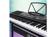 Alpha 61 Keys Electronic Piano Keyboard Digital Electric w/ Stand Sound Speaker