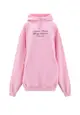 Cotton blend sweatshirt with embroidered 4 Seasons Logo - VETEMENTS - Pink