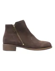 [Wide Steps] Lorenzo Boots in Brown Suede