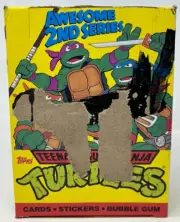 Topps 1990 TMNT Teenage Mutant Ninja Turtles Cards Stickers 48 Packs New Vintage