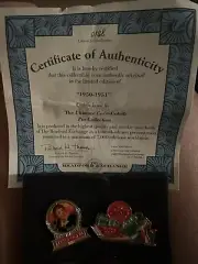The Bradford Exchange Set of Coca-Cola Pins (Collectibles) Set Of 8 COA
