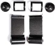Interior Console Trim For Toyota FJ For Cruiser 2007-2021 Car Side Air Outlet Frame Air Conditioner Air Outlet Frame Interior Accessories Car Interior Accessories(Carbon fiber)