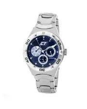 Chronotech Men Sport Watch Chronograph Date Display Unisex Silver Watches