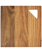 Maple Leaf at Home Acacia Modern Geo Square Board