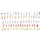 Railway Train Layout Model People Passenger People Figures 1:87 300Pcs Brand New