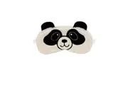 Grindstore Furry Panda Eye Mask (White) (One Size)