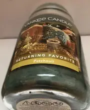 ✨ NEW & RETIRED Yankee Candle PATCHOULI Returning Favorite, Large 22 oz ✨