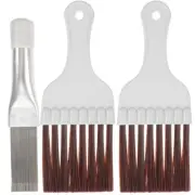 3pcs Air Refrigerator Fin Cleaner Refrigerator Coil Cleaning Brush