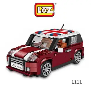 【愛瘋潮】LOZ mini 鑽石積木-1111 單門小車 迷你樂高