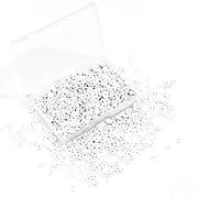 Hiswan 1000pcs Heishi Beads White Polymer Clay Beads for Jewelry Making Bracelets Necklace 6mm