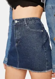 Can't Compare Denim Mini Skirt