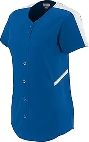[Augusta Sportswear] 1654 AG LAD CLOSER JERSEY ROYAL/ WHITE M