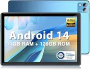 DOOGEE T10S Tablet Android 14 【2024】, 11 GB + 128 GB (TF 1TB) 10.1 Inch, Unisoc T606 Tablet, Touchscreen, 8.4 mm Ultra-Thin 6600 mAh, 8 MP + 5 MP Widevine L1 Tablet, Dual 4G LTE / 5G WiFi