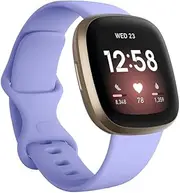 Sport Band Compatible with Fitbit Sense 2 / Sense Bands/Fitbit Versa 4 / Versa 3 Bands Women Men, Classic Soft Silicone Straps for Fitbit Sense 2 / Sense/Versa 4 / Versa 3 Smart Watch,purple