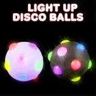 Flashing Elastic Ball Light up Bouncing Ball Glow In The Dark Flash Jumping