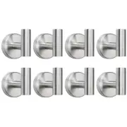Towel Hook for Bathroom, 8 Pack Wall Mounted Robe Hook, SUS 304 Stainless Ste...