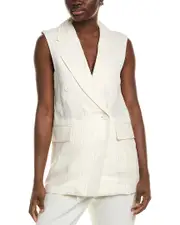 Peserico Linen-Blend Vest