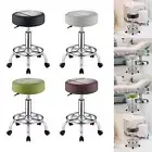 Round Rolling Stool SPA Stool with Wheels Lifting Salon Stool Chair Swivel Stool