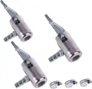 3 Pack 1/4" Locking on Air Chuck Compressor Tire Inflator Adapter Tyre Quick...