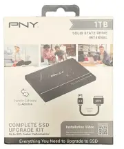 PNY 1TB Solid State Internal Drive Complete SSD Upgrade Kit CS900 2.5” New