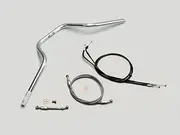 H037-073C CB1300SB Handle Set, European Type 4, Chrome Plated (10-13 ABS Cars)