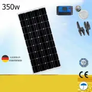 350W Fixed Solar Panel Kit 12V Mono Caravan Camping Power Battery +Controller AU
