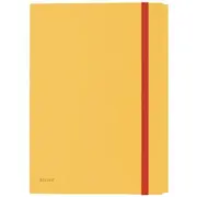 Leitz Cosy A4 3-Flap Folder with Pocket Yellow