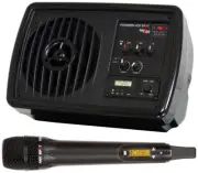Galaxy Audio Hot Spot Speaker PA System/Powered Monitor w/Wireless Microphone