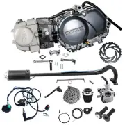 Lifan 125cc Manul Engine Motor Kit for CRF70 XR70 Apollo SSR Atomik Thumpstar