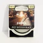 HOYA Mist Diffuser 55mm Black No 0.5 1/4 Pro Mist S-55MDBK-10 NEW Sealed
