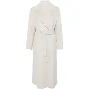 ['s Max Mara] 's Max Mara Paolore Coat 44 IT GREY