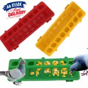 30cm Quail Trough Birds Chick Feeder Stable Drinker Plastic Pigeons Wild