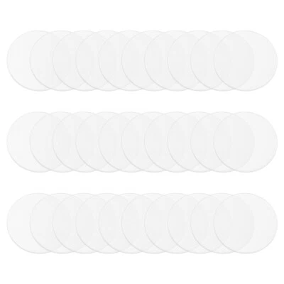 30Pcs 0.12" Thickness Acrylic Circles 3.9" Diameter Round Acrylic Sheets, Clear