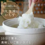 Clay Pot Kamadosan Premium 2-Go White Hase-en Kamadosan Rice Cookin From Japan