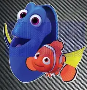 Finding Dory Finding Nemo Sticker Movie Blueray DVD Decal Car Wall Window Bomb