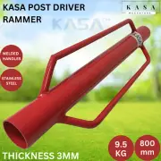 KASA Post Driver Rammer Pile Hole Drive Farm Fence Farming Agriculture 800mm