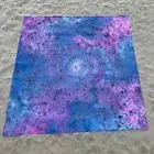 Handmade Tie Spiral Flat King Size Bed Sheet / Tapestry