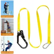 1.8m Safety Belt 22KN Lanyard Work Protection Harness Tree Climbing Fall Arrest