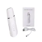 Ultrasonic Facail Skin Scrubber Ion Deep Cleaning Pore Dirt Cleaner Exfoliating Blackhead Remover Face Lifting Peeling Machine
