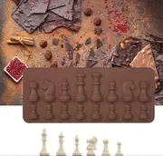 Silicone Chocolate Mould International Chess Shapes Chocolate Cake Ice Fondant Mould Baking for DIY Candy Cake