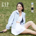 GAP 女裝 LOGO連帽外套 厚磅密織水洗棉系列-多色可選(810836)