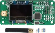 MMDVM Hotspot Module, UHF VHF UV Module Kit Interface LED Display Board with Antenna Support P25 for Duplex Hat USB Port Compact Size Connector Processor Electronic Equipment