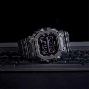 CASIO 卡西歐 G-SHOCK 經典軍事風情侶手錶 對錶(GX-56BB-1+DW-5600MS-1)