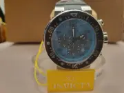 New Invicta Men Scuba Pro Diver Blue Face/Black Dial