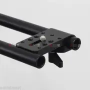 Mounting Cheese Plate Rod Clamp fr 15mm Rail Rod Support DSLR Rig Camera GH4 EVF