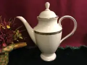 Lenox Landmark Platinum Coffeepot Brand NEW with tags USA white color platinum