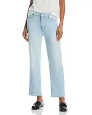 Frame Le Sleek High Rise Straight Jeans in Float
