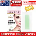 24/48 Hair Removal Facial Wax Strips Eyebrow Waxing Strips Non Woven Wax Papers